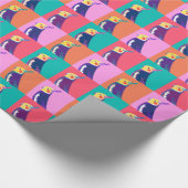 Cockatielのポップアート ラッピングペーパー (角)