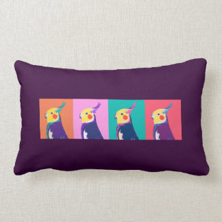 Cockatielのポップアート ランバークッション