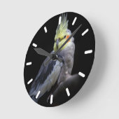 Cockatielの時計2 ラウンド壁時計 (傾斜)