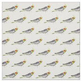 Cockatielの生地(あなたの色を選んで下さい) ファブリック (見本)