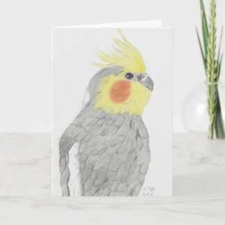 Cockatielの芸術の挨拶状 カード