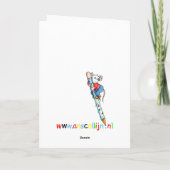 Cockatielの鳥のバースデー・カードによって愛される カード (裏面)
