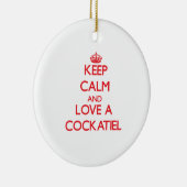 Cockatiel セラミックオーナメント (右)