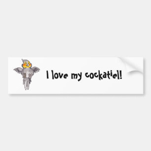 Cockatiel バンパーステッカー