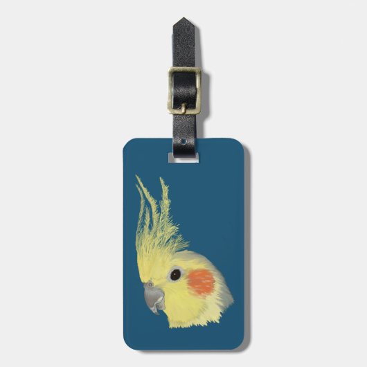 Cockatiel ラゲッジタグ (正面縦)