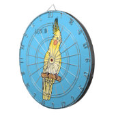 Cockatiel bird cartoon illustration  ダーツボード (正面右)