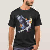 Cockatiel Bird Lover Bird Watching Tシャツ (正面)