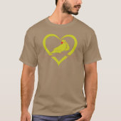 Cockatiel Bird Lover Cute Parrot Bird Tシャツ (正面)