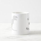 Cockatiel Dinosaur Personalized Gift コーヒーマグカップ (中央)