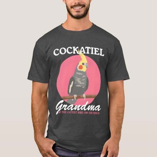 Cockatiel Grandma Bird Owner Cockatiels boy Tシャツ (正面)