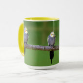 Cockatiel , Nymphicus hcus マグカップ (正面左)