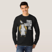 Cockatiel Tiel With It Cool Sunglasses Bird for Pa Tシャツ (正面フル)