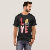 Cockatiel Valentines Day Love Valentine Cute Heart Tシャツ (正面フル)