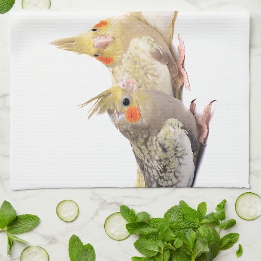 Cockatiels キッチンタオル (折り畳み)