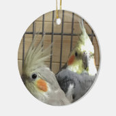 Cockatiels セラミックオーナメント (左)