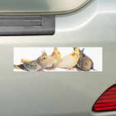 Cockatiels バンパーステッカー (車上)