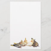 Cockatiels 便箋 (正面)