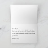 Cockatiels Eating Berries Pet Bird Lover Birthday カード (内部)