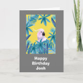 Cockatooカスタマイズ可能な誕生日カード カード (正面)