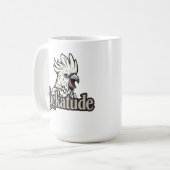 Cockatoo態度"Cockatude"コーヒーマグ コーヒーマグカップ (正面左)