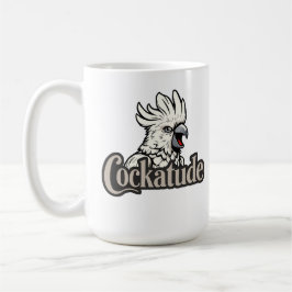 Cockatoo態度"Cockatude"コーヒーマグ コーヒーマグカップ