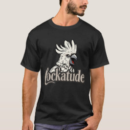 Cockatoo態度"Cockatude"男性 Tシャツ