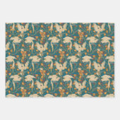 Cockatoo and Pomegranate by Walter Crane  ラッピングペーパーシート (正面)