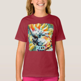 Cockatoo Bird Yellow Poppies Personalized Tシャツ