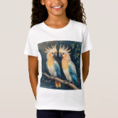 Cockatoo Parrot Couple Tシャツ (正面)