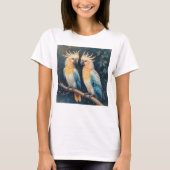Cockatoo Parrot Couple Tシャツ (正面)