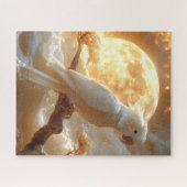 Cockatoo Parrot Fantasy Dreamscape ジグソーパズル (横)