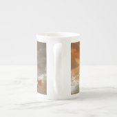 Cockatoo Parrot Fantasy Dreamscape ボーンチャイナマグカップ (裏面)