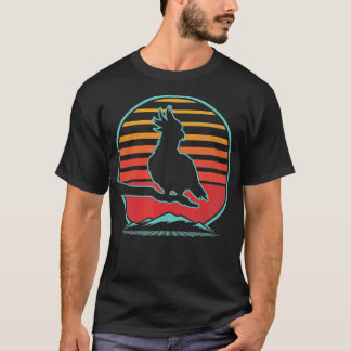 Cockatoo Parrot Retro Vintage 80s Style Birding Gi Tシャツ