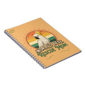 Cockatoo Rescue Bird Mom ノートブック (右側)