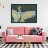 Cockatoo Stretted Canvas Print キャンバスプリント (インサイチュ (リビング))