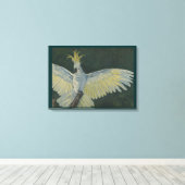 Cockatoo Stretted Canvas Print キャンバスプリント (インサイチュ (ウッドフロア))