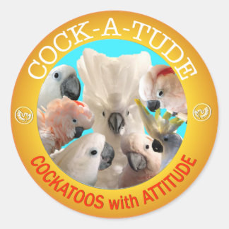 Cockatudeスタンプ ラウンドシール