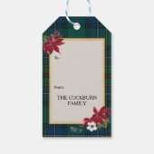 Cockburn Scottish Clan Tartan & Crest ギフトタグ (裏面)