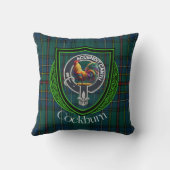 Cockburn Scottish Clan Tartan & Crest クッション (裏面)