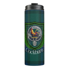 Cockburn Scottish Clan Tartan & Crest タンブラー