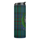 Cockburn Scottish Clan Tartan & Crest タンブラー (回転左)