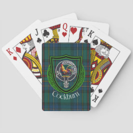 Cockburn Scottish Clan Tartan & Crest トランプ