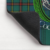 Cockburn Scottish Clan Tartan & Crest マウスパッド (コーナー)