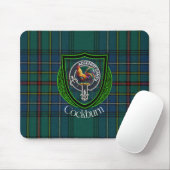 Cockburn Scottish Clan Tartan & Crest マウスパッド (マウス)