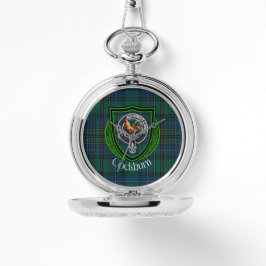 Cockburn Scottish Clan Tartan & Crest 腕時計
