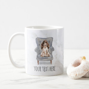 Cockerスパニエル犬Personalized Mug コーヒーマグカップ