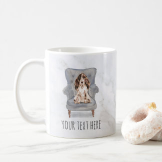 Cockerスパニエル犬Personalized Mug コーヒーマグカップ