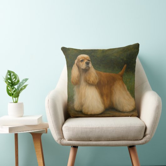 Cocker Spaniel クッション (椅子)