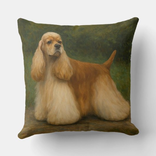 Cocker Spaniel クッション (裏面)