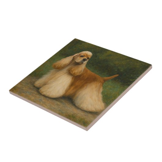 Cocker Spaniel タイル (側面)